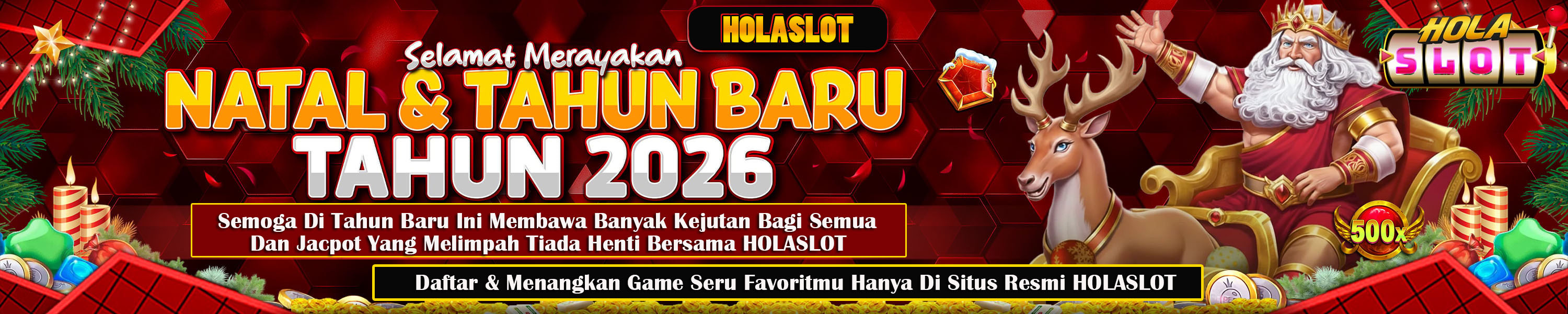 Selamat natal dan tahun baru